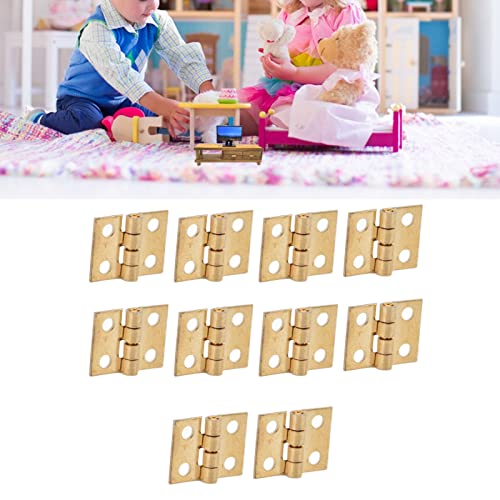 Conjunto de dobradiça de mini bandeja de mordomo simulação de metal miniatura de móveis dobradiça pa