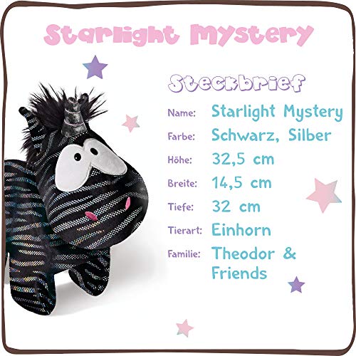 NICI Kuscheltier Einhorn Starlight Mystery 32 cm – Einhorn Plüschtier für Mädchen, Jungen & Babys – Flauschiges Stofftier zum Kuscheln & Spielen – Kuscheliges Schmusetier – Theodor & Friends – 44955 – Bild 4
