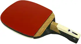 Champion XIOM M8.0P Raquete de tênis de mesa tipo porta-canetas para profissional + chaveiro