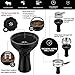 Hookah Bowl Silicone Phunnel Shisha Tobacco Bowl Premium Hookah Heat Management Right Replacement For Clay, Ceramic Bowl