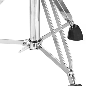 Sgabello Da Batteria Gibraltar 6608 | Sedile 39 Cm Vinile | Altezza Regolabile 46-61 Cm | Base Treppiede