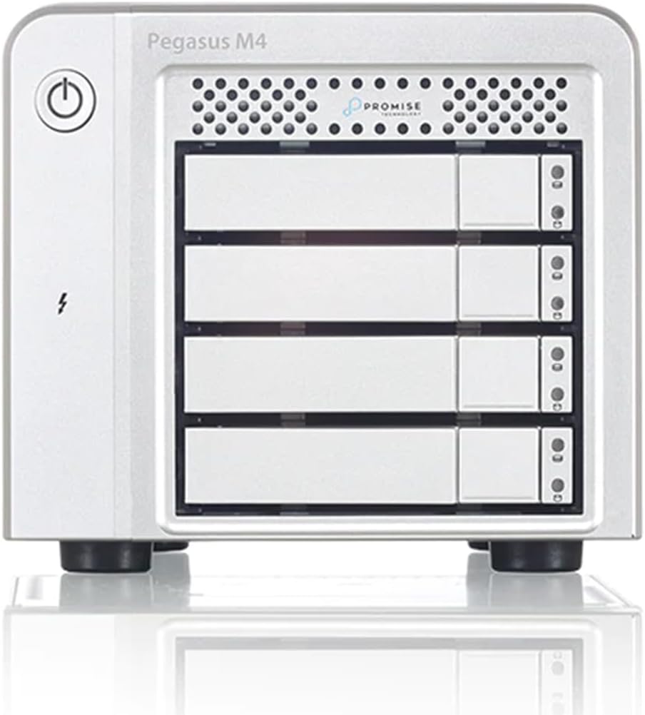 Promise Technology Pegasus M4 4-Bay Thunderbolt 3/4 RAID Array - 8TB SSD