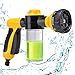 Hilloly Pistolet Arrosage Jardin, Pistolet d'Arrosage Pistolet Arrosoir avec 8 Modes d'Arrosage, Distributeur de Savon Intégré pour Lavage de Voiture, Arrosage de Jardin, Douche d'animaux Domestiques