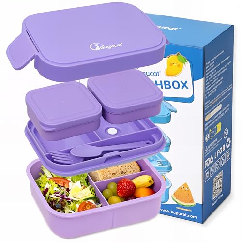 YOWOLF Bugucat Brotdose Kinder 1300ML,Lunchbox...