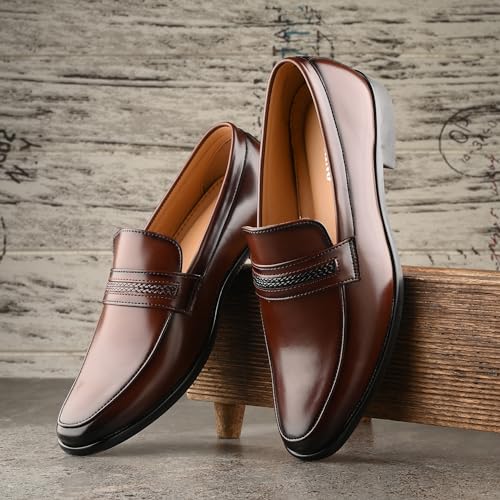 Image of Centrino Mens 6537 Formal Shoe for Men | Soft Cushioned Insole for All-Day Comfort | Stylish & Elegant Design | Perfect for Office, Business Casual & Formal Attire 6537-1 Black 11