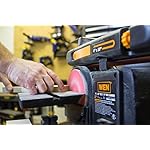 WEN Benchtop Belt and Disc Sander with 4 x 36 in. Belt, 6 in. Disc and Cast Iron Base (6502T) - Image 5