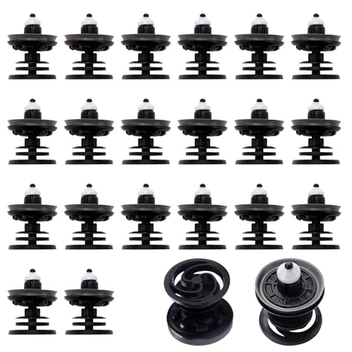 20 Piezas 7L6868243 Clips Panel Puerta Coche para VW Golf, Passat, Polo, Audi A1 A4 A5 A6, Clips Fijacion Panel Puerta Clips para Revestimiento Decorativo, Clips Ajuste para Puerta Interior de Coche