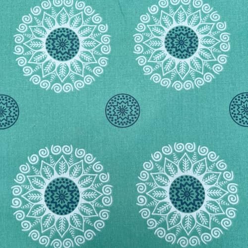 Image of Weave & Decor Super Soft Super Comfortable 144 TC 90x90 inches Printed Cotton Double Bed Bedsheet with Two Pillow Covers