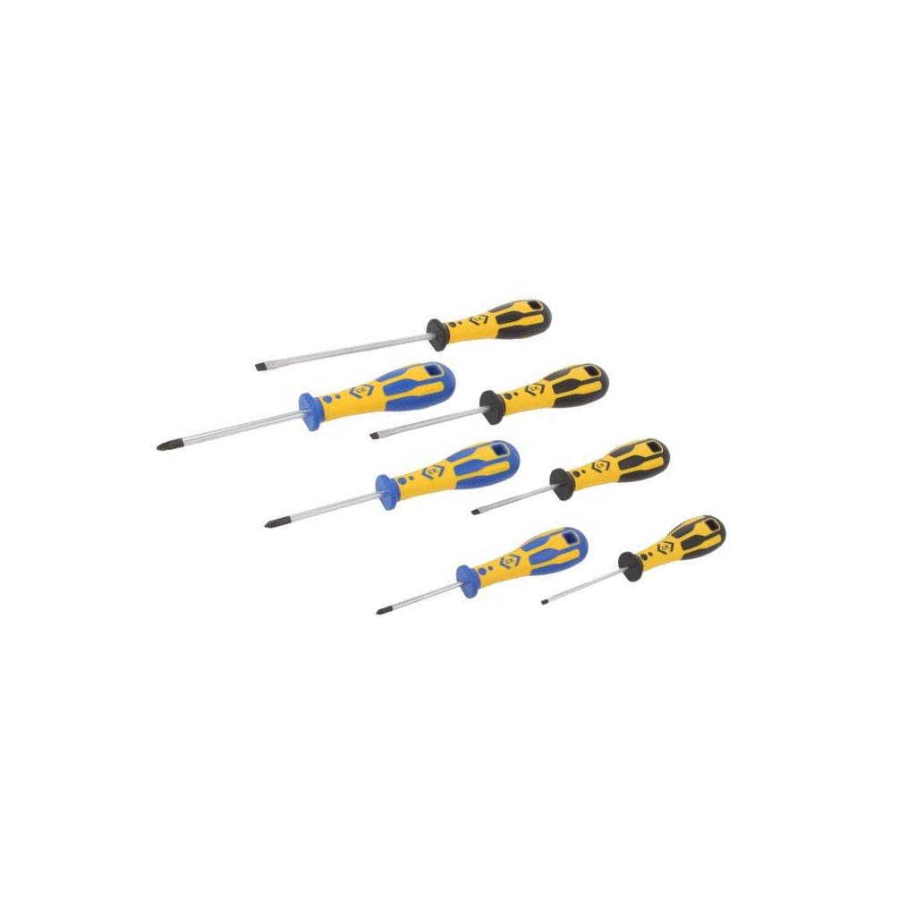 T49163D Screwdrivers Pcs: 7 Bit: Pozidriv®,slot C.K
