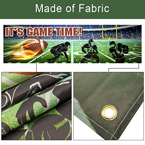 Football Party Banner Decoration For Football Themed Birthday Party Baby Shower Decor Football Game Concessions #TOP1