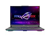 ASUS ROG Strix G16 G614JI-N4007 - Ordenador Portátil Gaming de 16' WQXGA 240Hz (Intel Core i9-13980HX, 32GB RAM, 1TB SSD, NVIDIA RTX 4070-8GB, Sin Sistema Operativo) Verde - Teclado QWERTY español