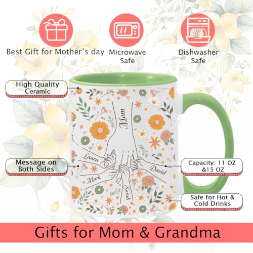 W441515-You-Hold-Our-Hands-Personalized-Mug-Custom-Mothers-Day-Mug-for-Mom-Gifts-from-Son-with-Kids-Name-Gifts-for-Mom-Mug-Ceramic-White-Mug-11OZ-15OZ