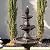 XBrand 51" 3-Tier Outdoor Waterfall Fountain, Weather-Resistant Resin Freestanding Water Feature with Pump, Brown