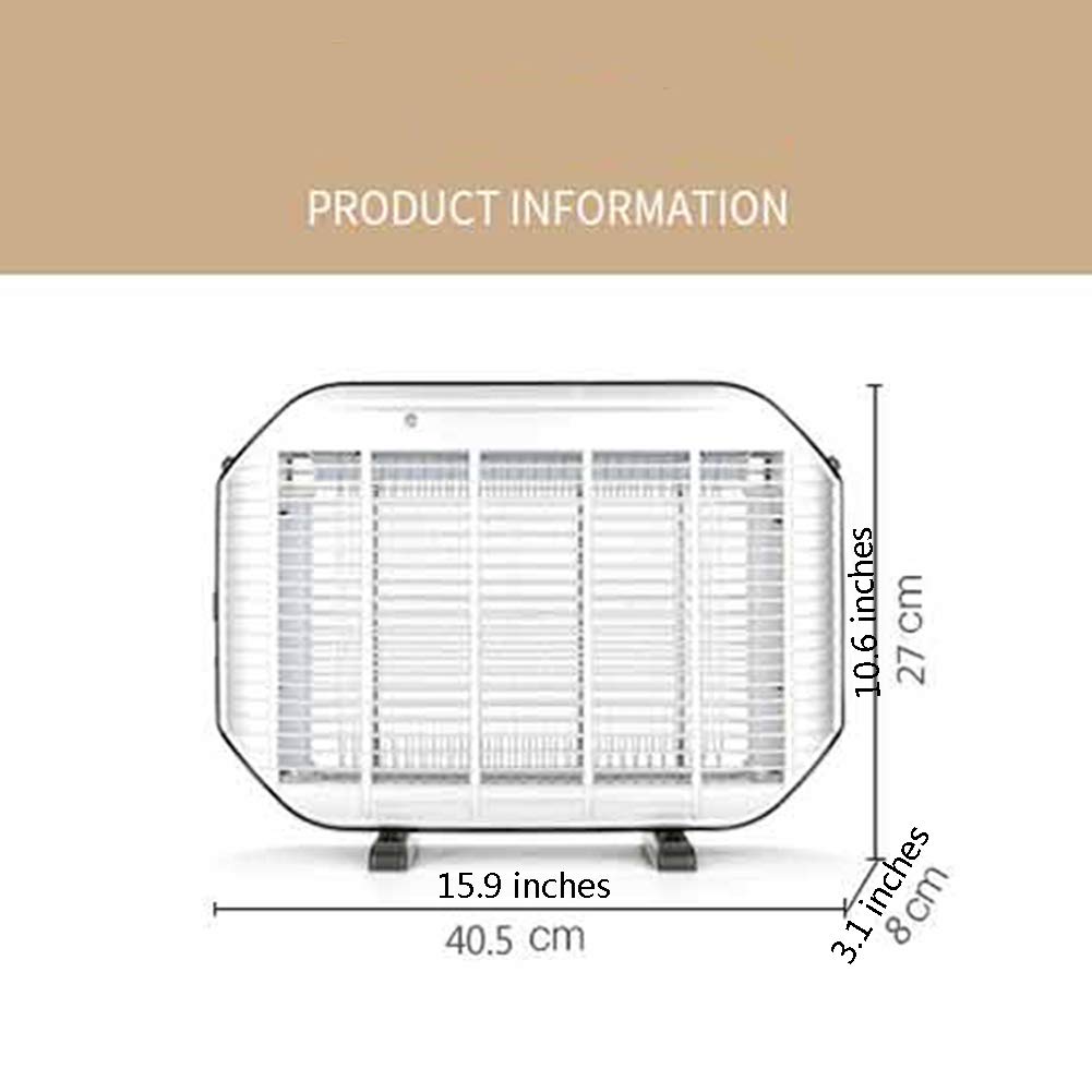 Zanzara Elettrica Domestica della Zanzara del Ristorante del Manufatto Repellente della Zanzara della Luce della Luce Bianca UVA della Lampada dello Shock Elettrico Silver