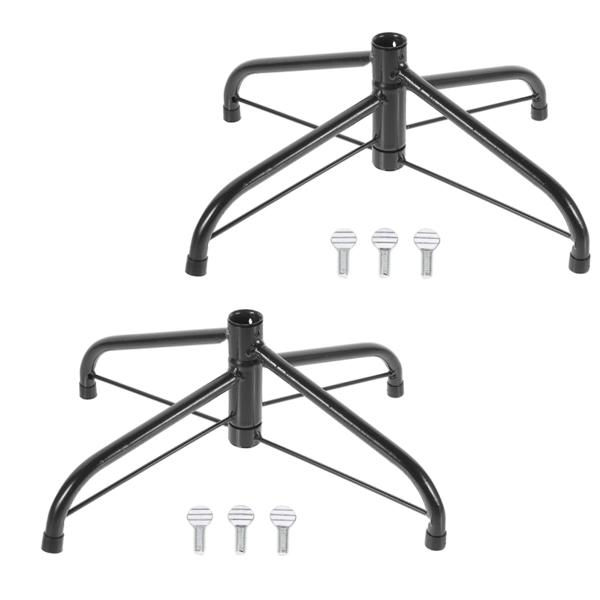 BCOATH Sturdy Xmas Tree Base Stand Easy Assembly Stable Support for Christmas Tree Decorations