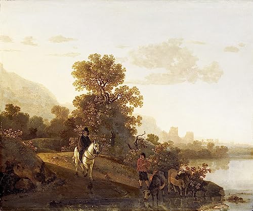 Tableau moderne château d'Ubbergen pour décorer un salon chaleureux