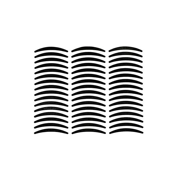 6Sheet(288PCS) Black Self Adhesive Natural Temporary Single Sided Sticky Eye Make Up Slim Eyeliner Sticker Eyelid Transfer Tape Eyeshadow Tattoo Eyeline Instant Eye Lift Tapes for Women Girls