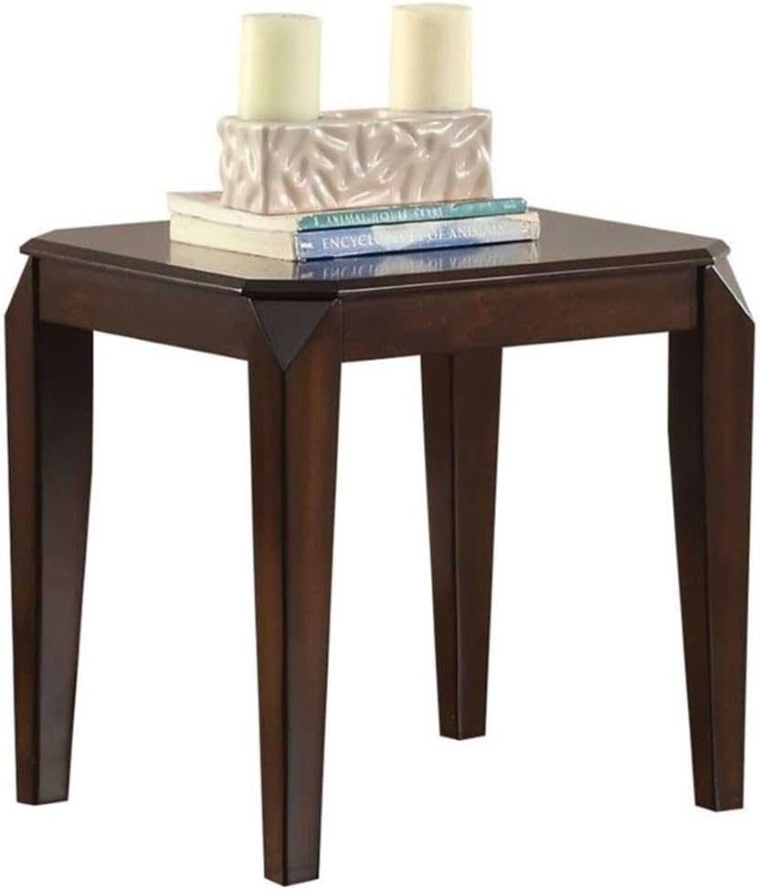 BOWERY HILL Square End Table in Walnut