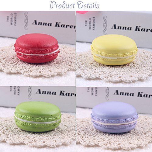 Toim Simulated Crafts Fake Food High Simulated Dessert Great Imitation Artificial Dummy French Macaroon Fake Macaron (12-Pack) (8 Cm) #TOP3
