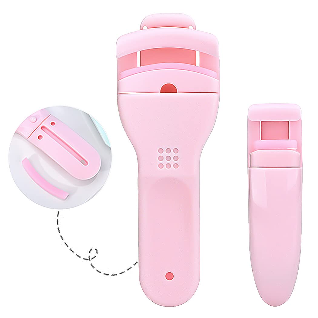 Uranian Beauty Eyelash Curlers Plastic Lash Curler with 1 Silicone Refill Pads Partial Eye Lashes Curlers Makeup Tools for Women and Girls