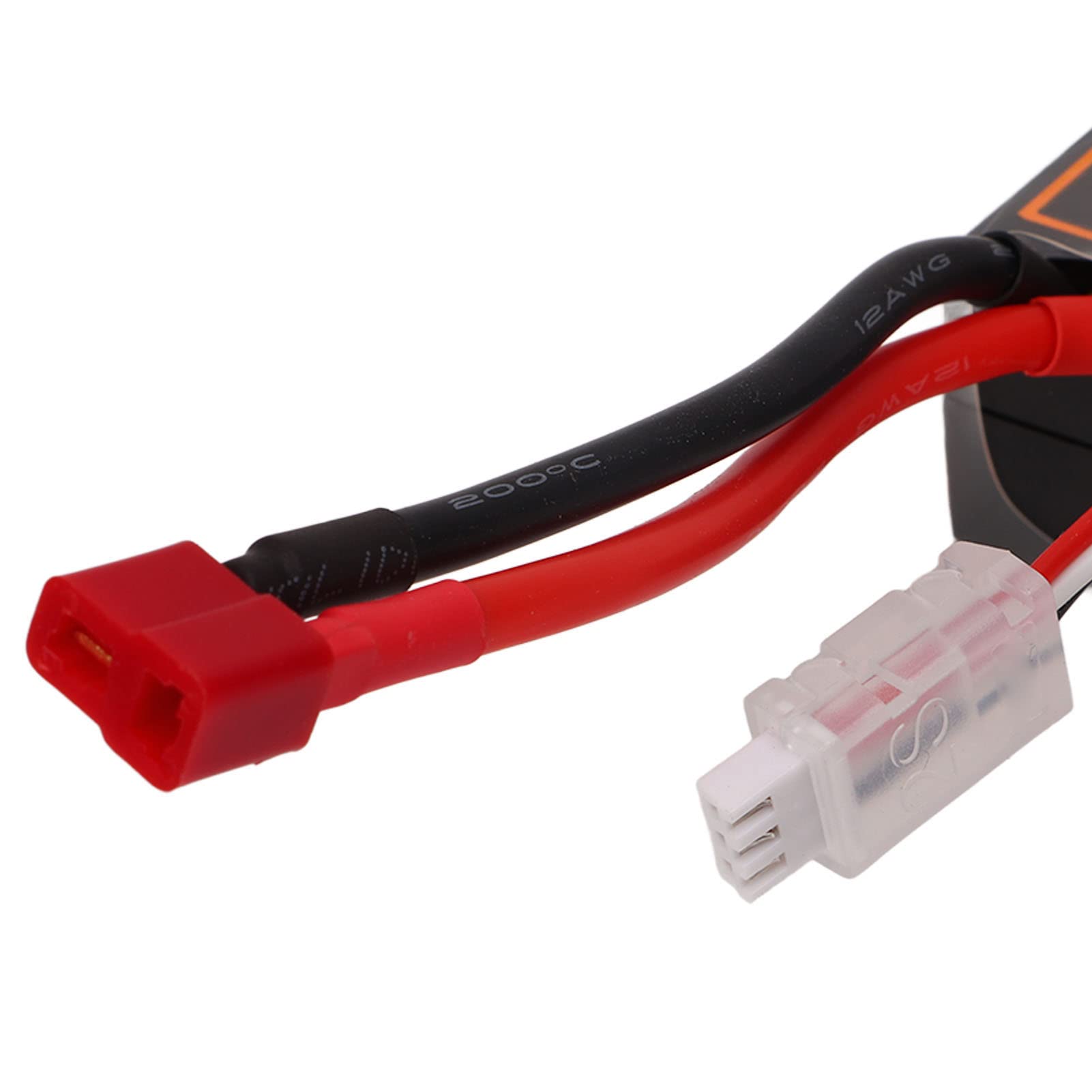 Batería Lipo 7000mAh 7,4V 2S2P 35C para RC Coche Helicóptero Drone Alta Tasa de Descarga Forma T Enchufe Rojo Potencia de Tiempo de Ejecución