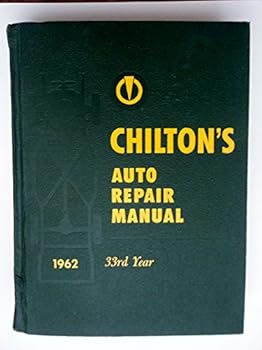 Hardcover Chilton's Auto Repair Manual 1962 Book