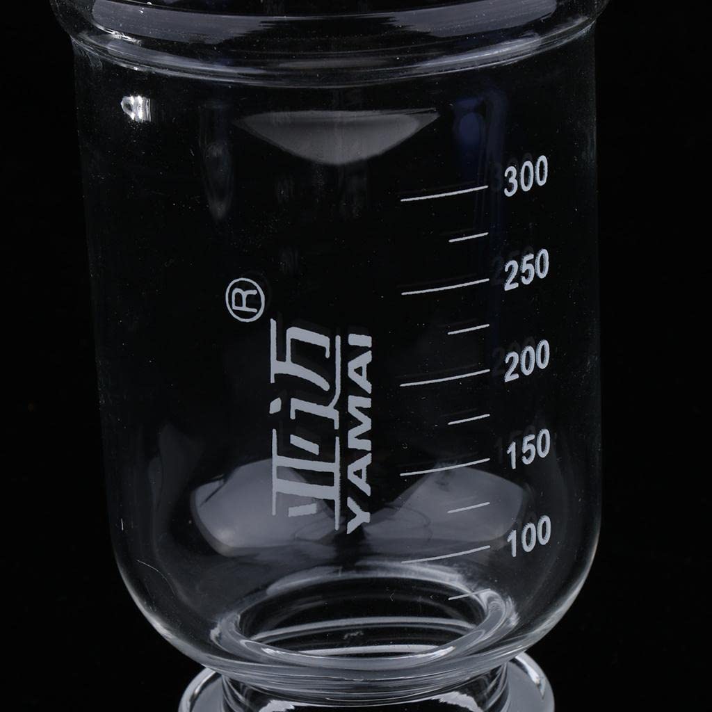 Aparato de Filtración de 250 Ml Unidad de Filtrado de Laboratorio Al Vacío, con Embudo Y Abrazadera.