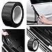 Film de Protection Universel pour Seuil de Porte de Voiture, 5M Autocollant Fibre de Carbone Protecteur de pare-chocs, Protection Seuil Porte de Voiture Protecteurs de Jante (5cm x 5m)