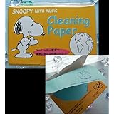 SNOOPY with Music スヌーピー クリーニングペーパー （２個セット）