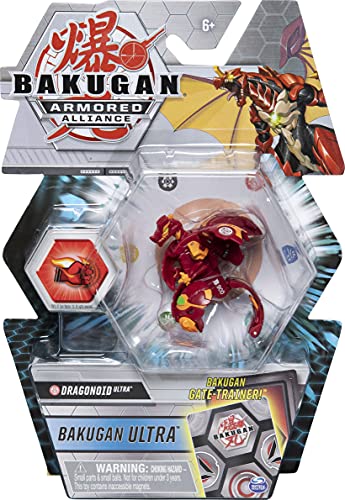 Bakugan Ultra, Dragonoid, 3-inch Tall Armored Alliance Collectible Action Figure and Trading Card