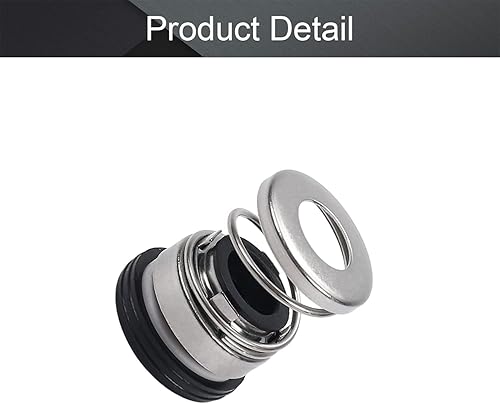 Miniatura 4 de Othmro 1 unids diámetro interno 0.394 in aleación plástico sello de eje mecánico reemplazo 108-10 sello de eje para bomba de agua Eje de bombas de