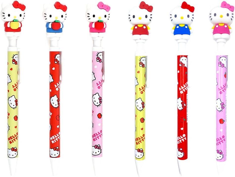 Hello Kitty Stationery 0.5mm Mechanical Pencil w/Hello Kitty Figure 1PC (Type D)