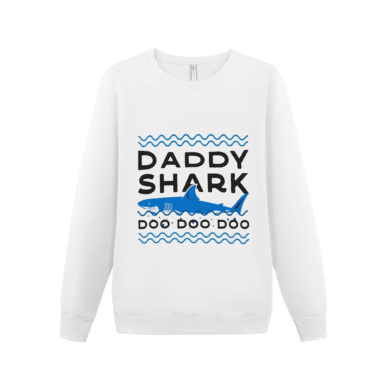 Men's Cotton Fleece Round Neck Sweatshirt Pullover Casual Sweater