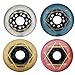 JCXYL EV 8 Pack Inline Skate Wheels 88A Sliding Roller Skating Replacement Wheels for Inline Roller Skate 72mm/76mm/80mm,Gold,80MM