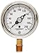 Ashcroft Duralife Type 1009 Stainless Steel Case Dry Filled Pressure Gauge, Stainless Steel Tube and Bronze Socket, Micrometer Pointer, 2.5" Dial Size, 1/4" NPT Lower Connection, 0/200 psi Pressure Range