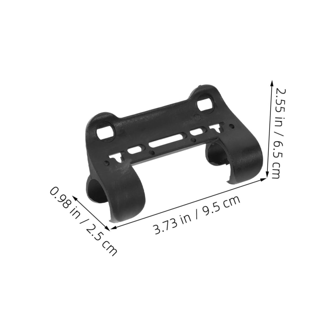 Beatifufu 4pcs Bike Frame Mount Mini Bicycle Tire Pump Clip-on Inflator Holder Universal Bike Pump Clip for Road Bicycles