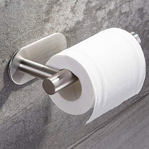 Preisvergleich Produktbild Toilettenpapierhalter ohne Bohren - VEVIK Klopapierrollenhalter Selbstklebend Rollenhalter WC Klopapierhalter Edelstahl Klorollenhalter Papierhalter für Badezimmer