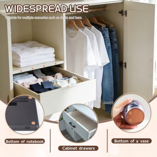 SHINEOFI Selbstklebende Korkpads 500 Stück Rund 0.47In Rutschfestes Korkisolierpad Für Möbel Hitzeschutz Geräuschreduzierung Stoßdämpfung Küchen Esszimmer