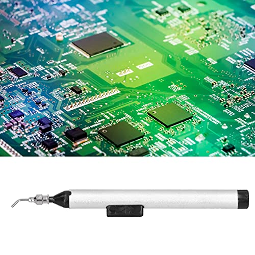 Image of Vacuum Sucking Pen,Vacuum Sucking Pen,Vacuum Suction Pen Aluminum Sliver Anti Static Hand Remover Tool with 3Pcs Sucker TU-939