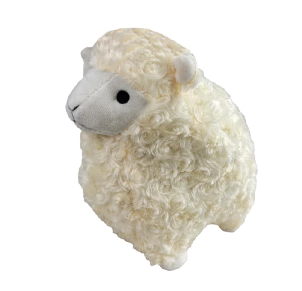 Petlou Lamb Plush Dog Toy, 10 inch