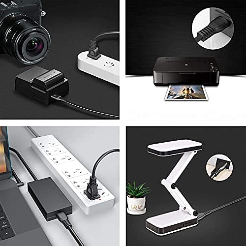 Image of Power Cable Cord 2 Pin Laptop Adapter and Tape Recorder 1.5M