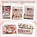 Flever Dollhouse Miniature DIY House Kit Creative Room with Furniture for Romantic Valentine's Gift (Sweet Talk)