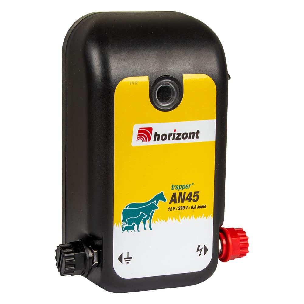 Horizont Fence Fence 12V / 230V - trapper AN45 - per principianti e agricoltori hobbistici, recinzione elettrica, recinzione elettrica, recinzione elettrica, per recinzioni piccole