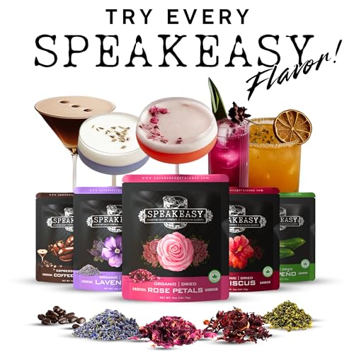 Speakeasy Rose Petal Cocktail Botanical Garnishes miniatura 4