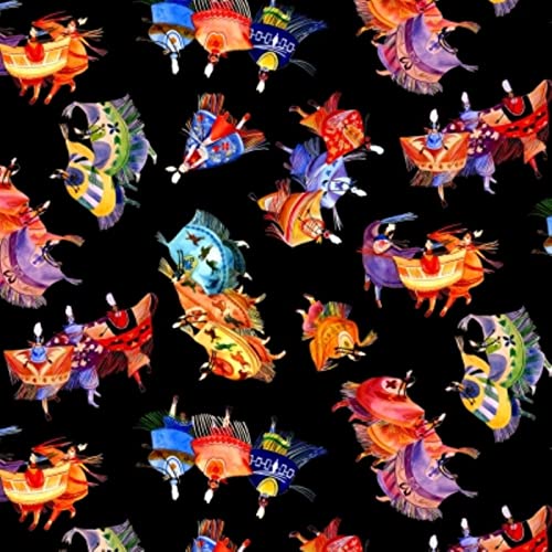 Elizabeth's Studio Shawl Dancers 32001 Black Tossed Shawl Dancers