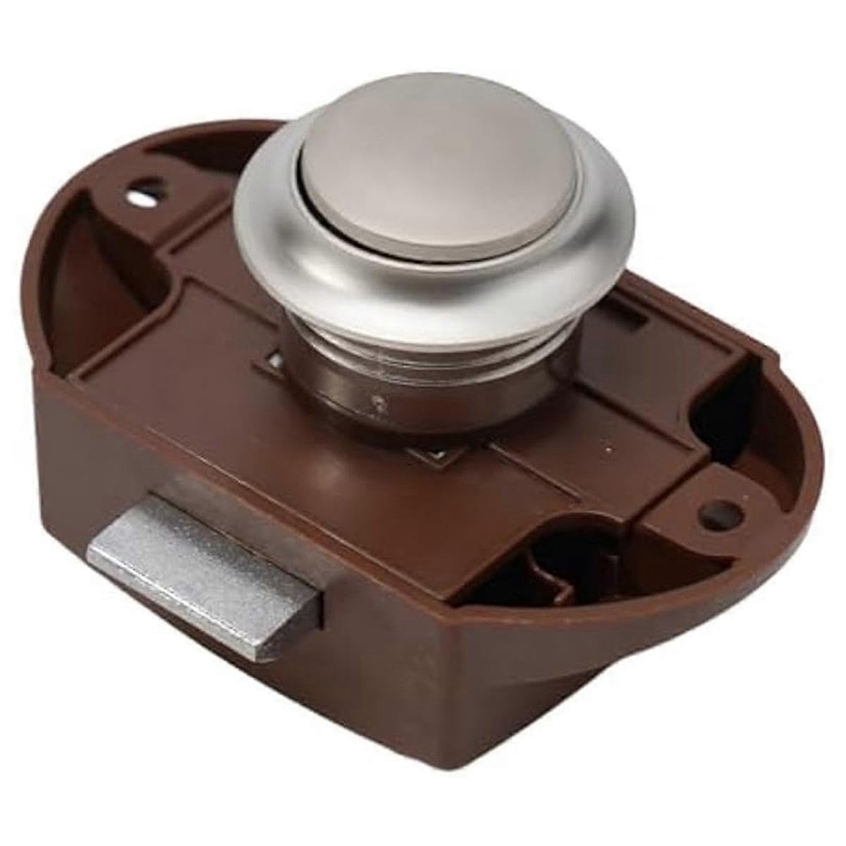Push Button Cabinet Latch Lock Zinc Alloy Drawer Knob Catch for RV Motorhome Caravan Cupboard Furniture
