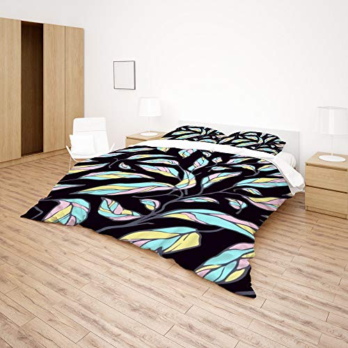 Housse de couette fleurs aquarelle pour une chambre cocooning - 5