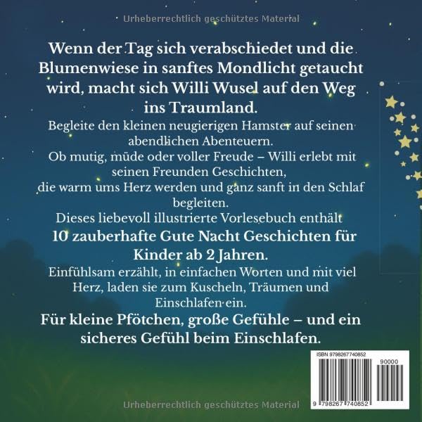 Auf leisen Pfoten ins Traumland – Gute-Nacht-Geschichten mit Willi Wusel