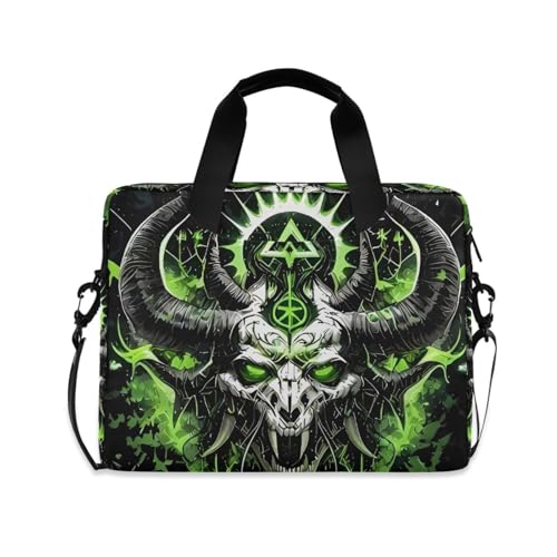 Bolso maletín para laptop Dragon Head Skull 13-15.6 pulg