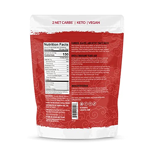 Lakanto Keto Mixed Candied Nuts Maple Glazed - No Sugar Added, Sweetened With Monk Fruit, 3 Net Carbs, Keto Diet Friendly, Vegan, On The Go Snack Anytime (Maple Glazed) #TOP1